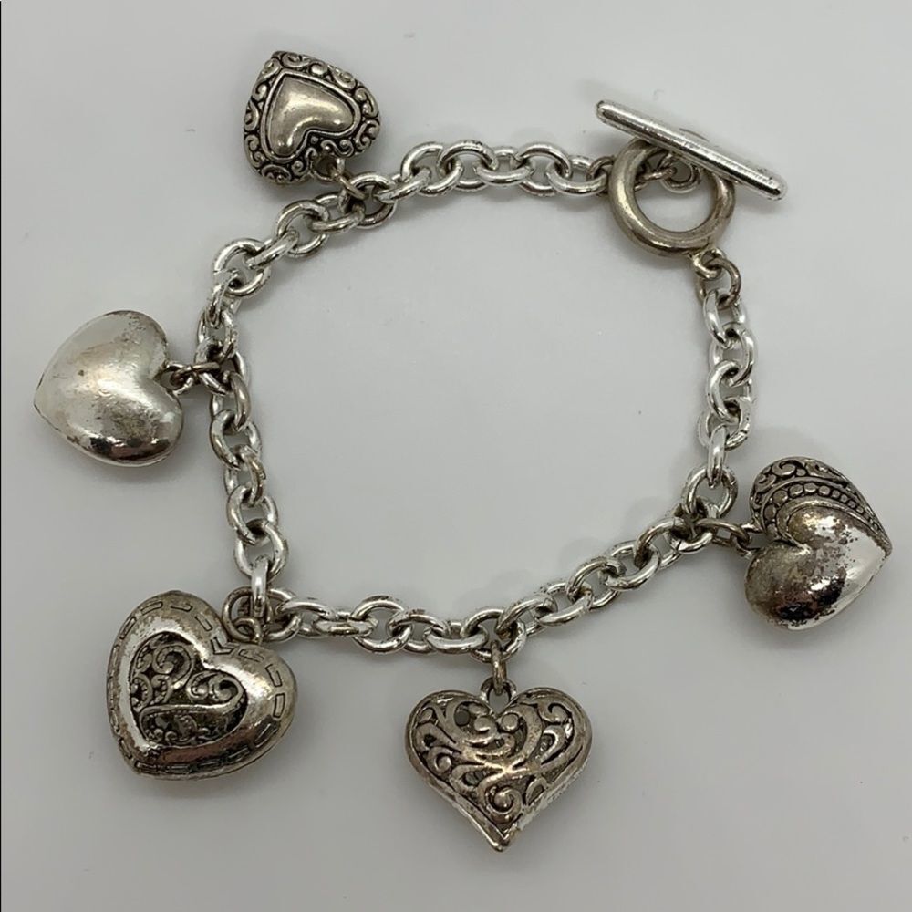 Silver Toggle Charm Bracelet - Picture 3 of 3